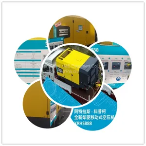 Atlas Copco New Product XRHS888 Air Compressor for Water Well 23/18 Bar 24/27m3/min Specifically for Water Well Two-stage thumbnail-1