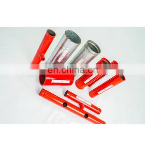 Fire System ASTM A135 SCH40 Galvanized and Red Painted BLACK STEEL PIPE thumbnail-1