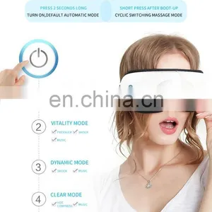Wireless Bluetooth Electric Rechargeable Vibration Smart Eye Massager Heated thumbnail-6