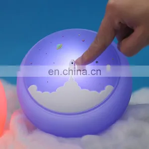 New Product 2021 LED Night Light Silicone Cute Nursery Lights for Kids Baby Children thumbnail-1