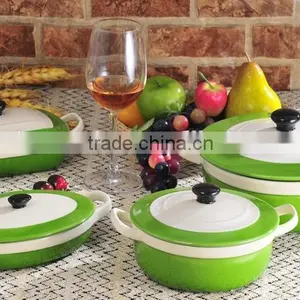 Kitchen Cooking Ceramic Heat Resistant Casserole thumbnail-2