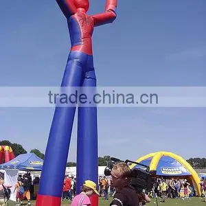 Outdoor & Indoor Inflatable Air Dancer, Single Leg Mini Yellow and Bule Inflatable Sky Air Dancer thumbnail-1