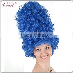 Fake Synthetic Deluxe Marge Simpson Dark Blue Cosplay Wig thumbnail-2