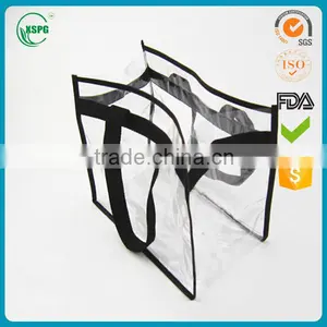 2016 Hot Sale Foldable Cosmetic PVC Bags With Handle With Best Price thumbnail-1