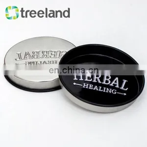 Popcorn Paper Canister Herb Tin Box Kraft Tube With Black Tin Lid thumbnail-4