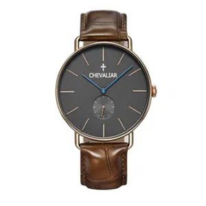 Stainless Steel Water Resistance Women Watches Man Ultrathin Quartz Watch thumbnail-2
