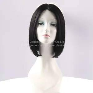 High Quality Lace Front Human Hair Bob Wig thumbnail-1