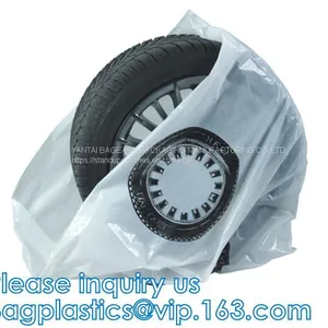 Disposable Tyre Bags, Steering Wheel Cover, Car Seat Cover, Disposable Cover, pe Car Foot Mat, Gear Automotive Tire Bag thumbnail-1