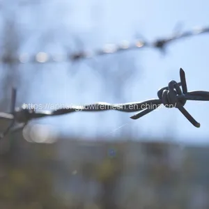 Galvanized Barbed Wire Field Fence Farm Fence Cattle Fence Field Fence Grassland Fence thumbnail-1