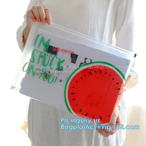 Fashion Nylon Oxford 600D Zipper Pencil Stationery Organizer Bags,A4 Zipper Lock Office Stationery File Bag, BAGEASE thumbnail-4