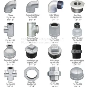 Black Iron Pipe Fittings Equal Cross Fig.180 Hot Sale thumbnail-2