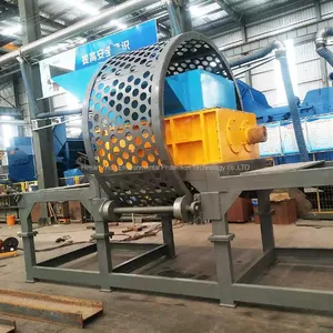 Waste Recycling Shredding Price Rubber Tyre Tire Shredder Machine for Sale thumbnail-1