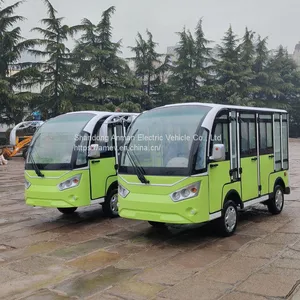 Three Row 8-seater Electric Sightseeing Car, Golf Cart for Sale thumbnail-5