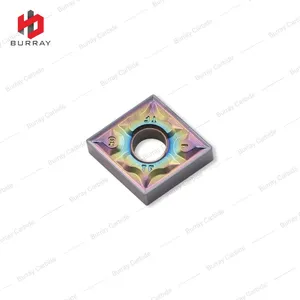 CNMG120404-TF Rhombic Inserts Positive Rake Angle Varies Along the Edge to Negative Prevent Chipping thumbnail-1