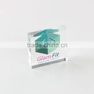 Acrylic Logo Block Glass Block Acrylic Nameplates Signage Customize thumbnail-2