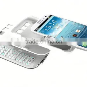 For Samsung Galaxy S3 I9300 Mini Bluetooth Keyboard Case thumbnail-1