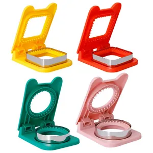 Creative Sandwich Cutter & Sealer With Protector Pocket Bread Mold for Lunch Box DIY Sealed Sandwich Cutter Maker Set thumbnail-1