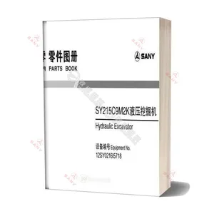 Genuine & OEM SANY Spare Parts List SANY Excavator Parts Catalogue PDF for SY Series thumbnail-1