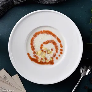 HoReCa Fine China Wholesale Plates Bowls Cups Platters Serve for 5 Stars Hotel Hotelware Supply thumbnail-5