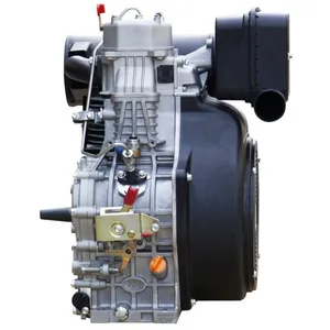 Factory 18HP 1105F Air Cooled Single Cylinder Diesel Engine 4 Stroke Vertical Diesel Power Engine With Electric Start thumbnail-2