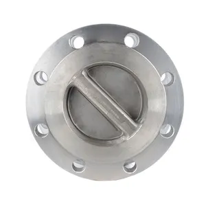 Manufacturer Direct Sales of High-quality Flange Connected Stainless Steel Double Disc Swing Check Valve thumbnail-1