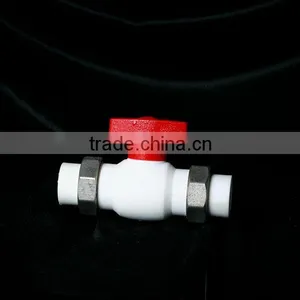 Double Union Ball Valve Hot Sale 2013 Nano-antibacterial Eco Friendly Made in China thumbnail-3
