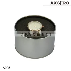 Popular Round Gift Boxes for Watch, Metal Watch Box Packaging thumbnail-3