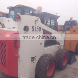 Used American Made Wheel Loader Bobcat S150 Mini Loader thumbnail-1