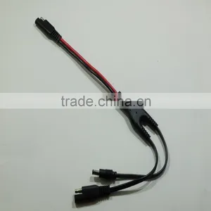 Extension Cord SAE Plug to SAE Plug & DC Jacke With UL SPT-2 AWG EXTENSION Power Cord thumbnail-2