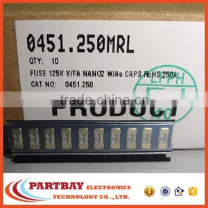 Littelfuse Very Fast Acting SMF Fuse 1808 0451.250MRL 250MA 125V thumbnail-1