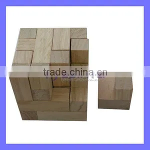 Wood Cube Puzzle Cube Promotional Cule thumbnail-1