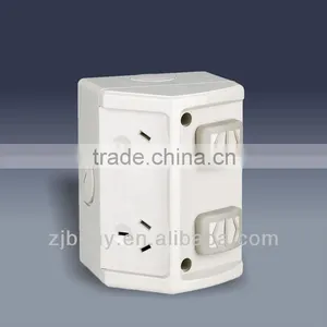 SAA Certificate Twin Waterproof Socket 250V 10A thumbnail-1