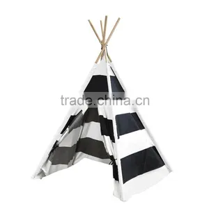 Kids Play Tent House Teepee Indian Indoor Outdoor Teepee Kids Custom Camping Frame Tent thumbnail-2