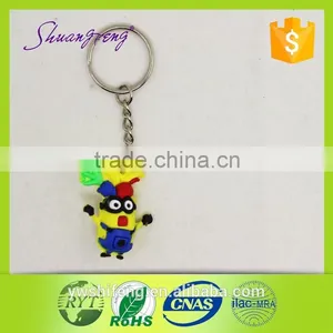 Fashionable Keychain Custom Any Design Cute Pvc Keychain thumbnail-2