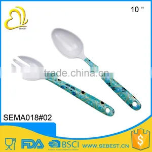 Dish Washer Safe Custom Melamine Kitchen Ware Plastic Spoon thumbnail-1