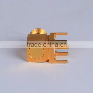 SMA,manufacturer Type and Female Gender 20mm R/A Pcb Mount Sma Micro-strip rf Connector thumbnail-4