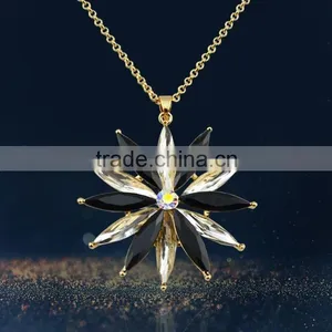 Hot Cheap Wholesale Manufacturers,Gold Jewellery Hot Sale Flower Necklace/Earrings thumbnail-3