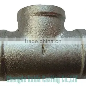 130 Tee Malleable Galvanized and Thread Malleable Iron Thread Fittings Manufacturer 130 Tee thumbnail-1