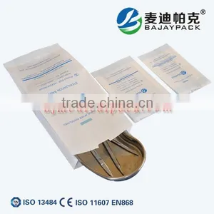 Disposable Heat Sealing Sterilization Gusseted Paper Pouch for Beauty Tools thumbnail-1