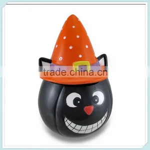 Halloween Themed Ceramic Storage Jars With Lids thumbnail-1