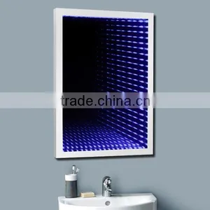 CE IP44 3D Bathroom Fancy LED Infinity Mirror thumbnail-3
