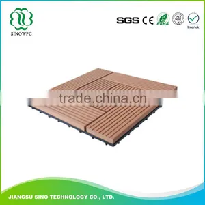 Hot Sale Solid Waterproof Interlocking Wood Plastic Composite Diy Wpc Decking thumbnail-1