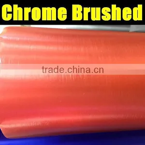 High Quality Chrome Matte Brushed Vinyl 1.52*20m thumbnail-1