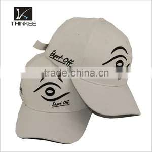 Custom Grey Golf Hats Wholesale Embroidered Baseball Cap Hats thumbnail-1