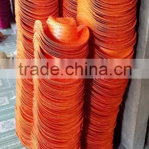 Orange Straw Hat thumbnail-1