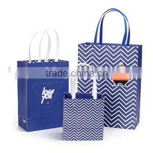 Eco-friendly Art Paper Made Shopping Bag With Handles thumbnail-3