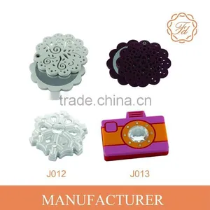 Snowflake Shaped Small Compact Mirror for Promotion thumbnail-1
