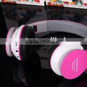 Fashion Stereo Handfree Wireless Bluetooth Headset With Mic for Woman thumbnail-5