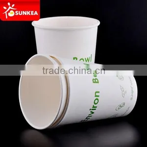 HOT Sell Disposable PLA Paper Soup Cup With Simple Logo thumbnail-1