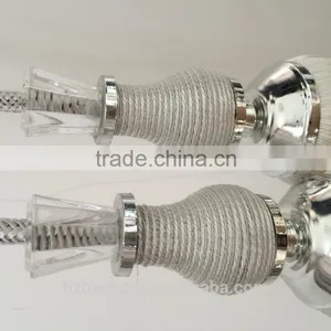 Curtain Accessories Wholesale Tassels Polyester Material Curtain Tiebacks With Crystal Bead thumbnail-2